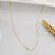 Cordão Malha Cadeado Ouro 18k - 50cm - Imagem 4