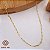 Cordão Malha Cadeado Ouro 18k - 50cm - Imagem 1