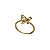 Anel Borboleta Ouro 18k Periodo/ Turmalina - Imagem 1