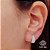 Brinco Argola Esferas Ouro 18k - Imagem 1