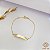 Pulseira Infantil Plaquinha Ouro 18k - Imagem 1