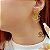 Brinco Filigrana Flor Ouro 18k - Imagem 1