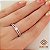 Anel Solitário Ouro 18k Brilhante Moissanite 50Pts - Imagem 1