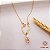 Kit Cordão Ouro 18k +Pingente Coração Filha Ouro 18k Zircônia - Imagem 1