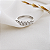 Anel Aparador Ouro Branco 18k e Moissanite - Imagem 2