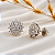 Brinco Rainha Ouro Branco 18k Moissanite - Imagem 2