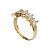 Anel Navete Ouro 18k - Brilhante Moissanite 66pts - Imagem 2