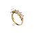 Anel Navete Ouro 18k - Diamante Cultivado 66pts - Imagem 3