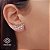 Brinco Ear Cuff Galhos Zircônias Prata 925 - Imagem 1