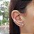 Brinco Ear Cuff  Prata 925 Zircônias - Imagem 2