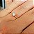 Anel Solitário Ouro 18k Brilhante Moissanite 30Pts - Imagem 1