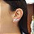 Brinco Ear Cuff  Prata 925 Zircônias - Imagem 4