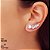 Brinco Ear Cuff  Prata 925 Zircônias - Imagem 1