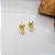 Brinco Ponto de Luz Ouro 18k com Moissanite - Imagem 2
