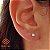 Brinco Ponto de Luz Ouro 18k Brilhante Moissanite 20 Pts - Imagem 1