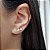 Brinco Ponto de Luz Ouro 18k 45 Pts Brilhante Moissanite - Imagem 9