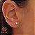 Brinco Ponto de Luz Ouro 18k 45 Pts Brilhante Moissanite - Imagem 1