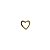 Piercing Tragus Coração Ouro 18k - Imagem 1
