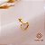 Piercing Tragus Coração Ouro 18k - Imagem 1