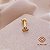 Piercing Tragus Ouro 18k Zircônias - Imagem 1