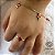 Pulseira Infantil Cogumelo Ouro 18k - Imagem 1