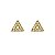 Brinco Triangulo Ouro 18k - Imagem 1