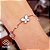 Pulseira Borboleta Prata 925 Zircônias - Imagem 1
