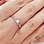 Anel Solitário Ouro Branco 18k Brilhante Moissanite 15 Pts - Imagem 1