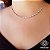 Choker Gotas Prata 925 Zircônias - Imagem 1