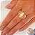 Anel Filigrana Ouro 18k Zircônias - Imagem 1