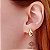 Brinco Argola Gota Bold Ouro 18k - Imagem 1