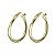 Brinco Bold Argola Grande Ouro 18k - Imagem 2