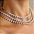 Choker Corações Prata 925 Zircônias - Imagem 9