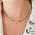 Choker Corações Prata 925 Zircônias - Imagem 1