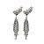 Brinco Ear Cuff Navetes Prata 925 Zircônias - Imagem 1