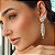 Brinco Ear Cuff Navetes Prata 925 Zircônias - Imagem 2