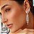 Brinco Ear Cuff Navetes Prata 925 Zircônias - Imagem 1