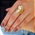 Anel Bold Ondas Ouro 18k - Imagem 2