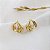 Brinco Meia Argola Ondas Bold Ouro 18k - Imagem 2