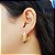 Brinco Argola Ondas Bold Ouro 18k - Imagem 9