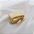Anel Bold Quadrado Ouro 18k - Imagem 6
