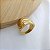 Anel Bold Ondas Ouro 18k - Imagem 12