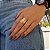 Anel Bold Ondas Ouro 18k - Imagem 2