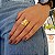 Anel Bold Ondas Ouro 18k - Imagem 1