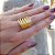 Anel Bold Aros Ouro 18k - Imagem 10