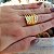 Anel Bold Aros Ouro 18k - Imagem 12