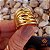 Anel Bold Aros Ouro 18k - Imagem 1