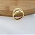 Anel Bold Duo Ouro 18k - Imagem 8