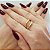 Anel Bold Duo Ouro 18k - Imagem 3