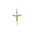 Pingente Cruz Ouro 18k - Imagem 1